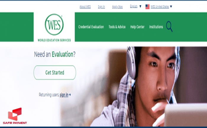 وارد سایت شوید و شروع را بزنید