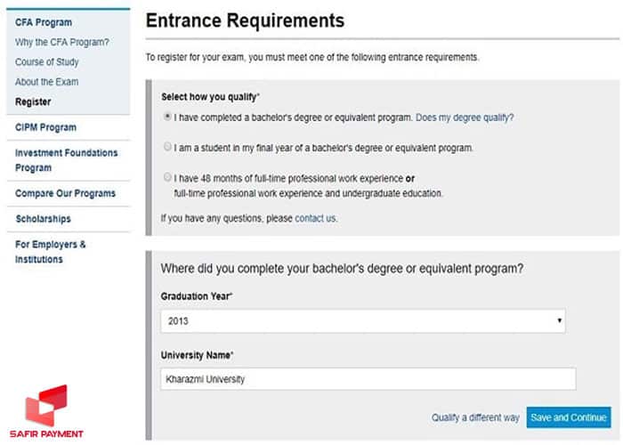 بررسی و احراز دارا بودن شرایط آزمون CFA