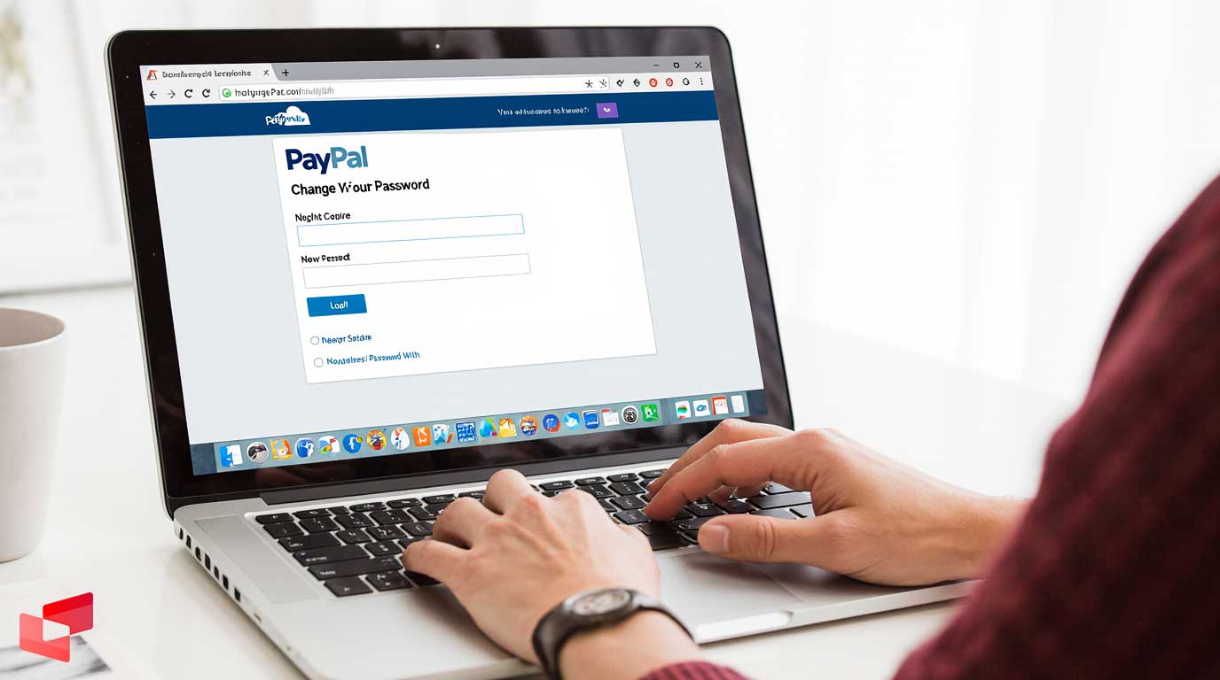 تغییر پسورد پی پال