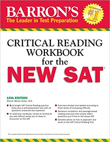 Reading workbook for the new SAT منبع آزمون SAT
