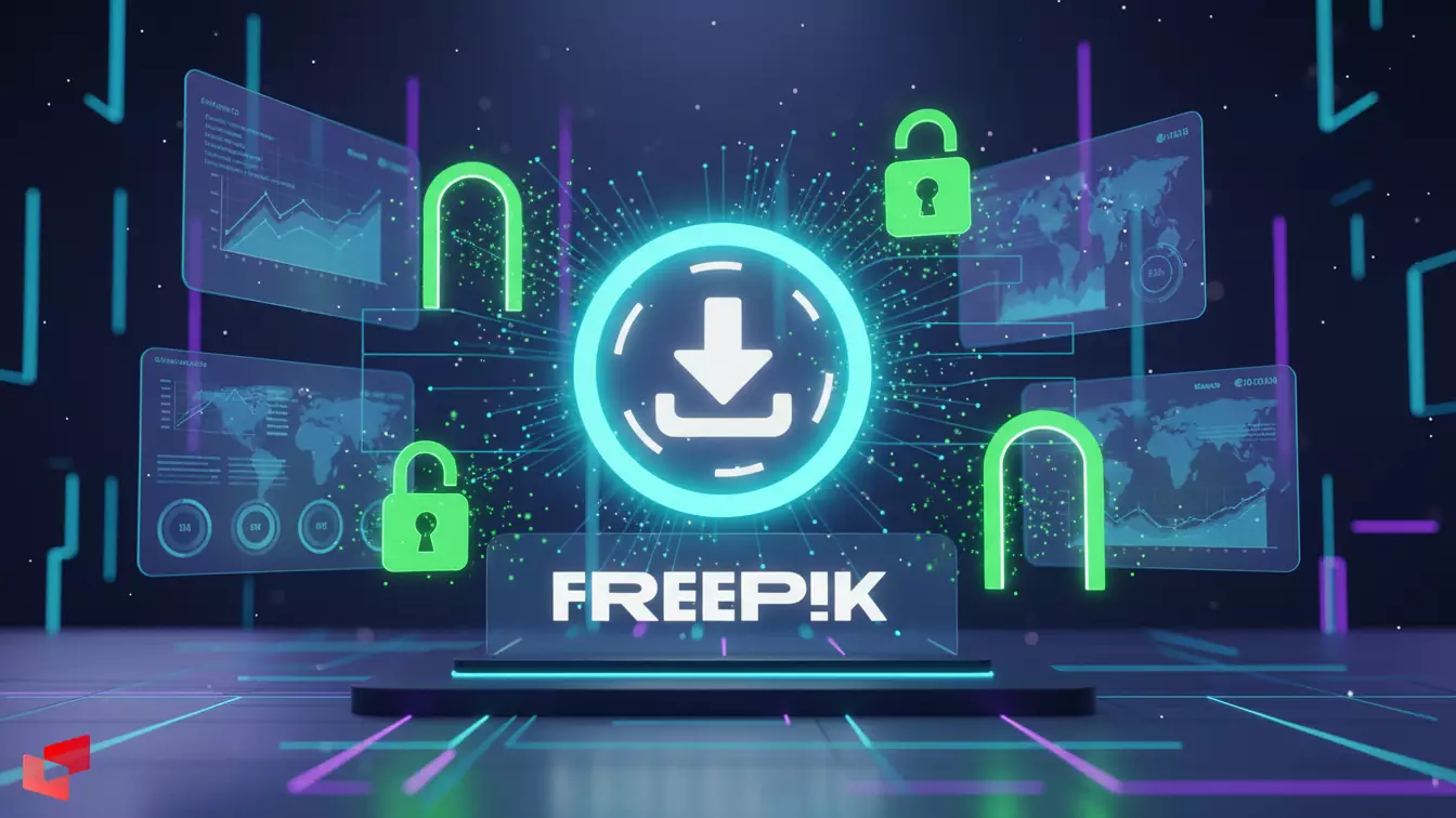 تصویر زیبایی از دانلود رایگان از سایت freepik در طراحی وب