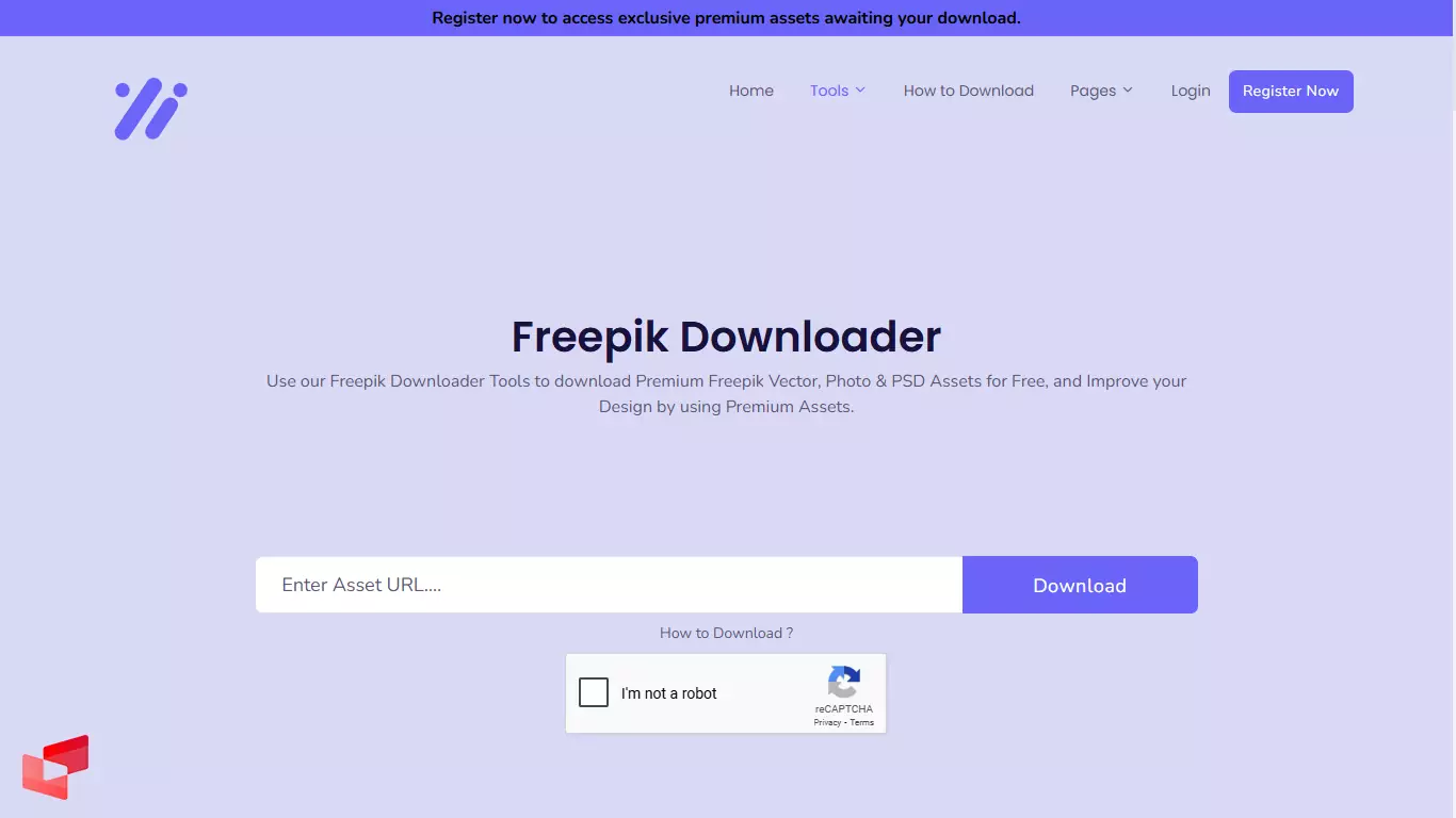 دانلود رایگان از فری پیک با سایت‌ freepik downloader