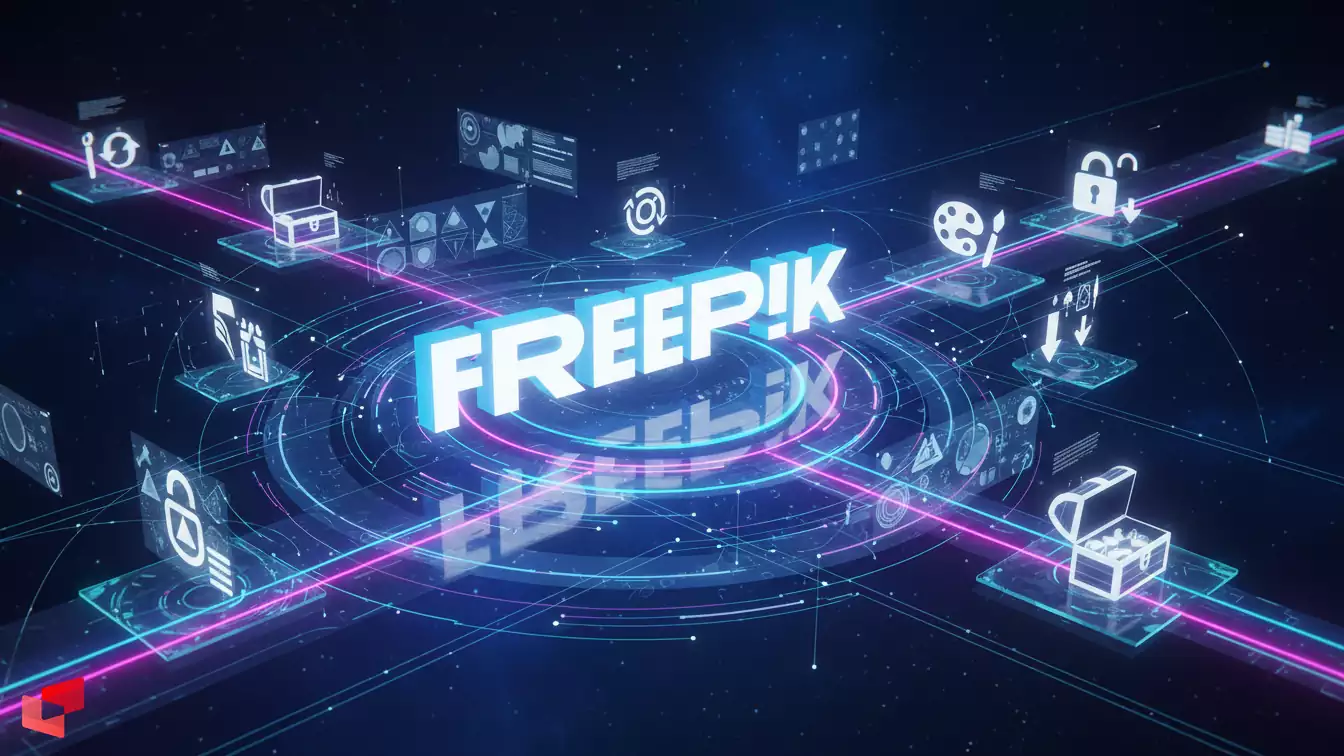 نمونه ای از راه‌های دانلود رایگان از سایت freepik