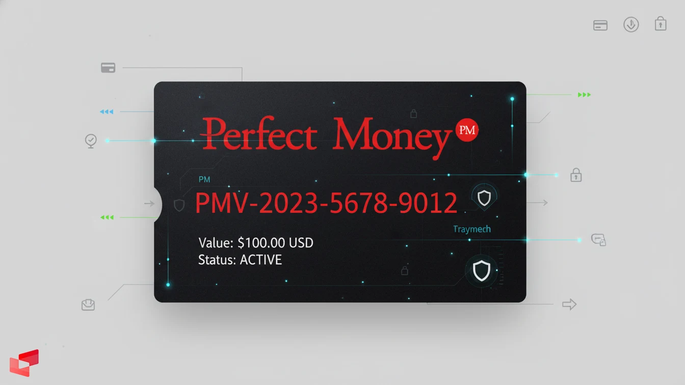 ساخت ووچر پرفکت مانی از حساب Perfect Money