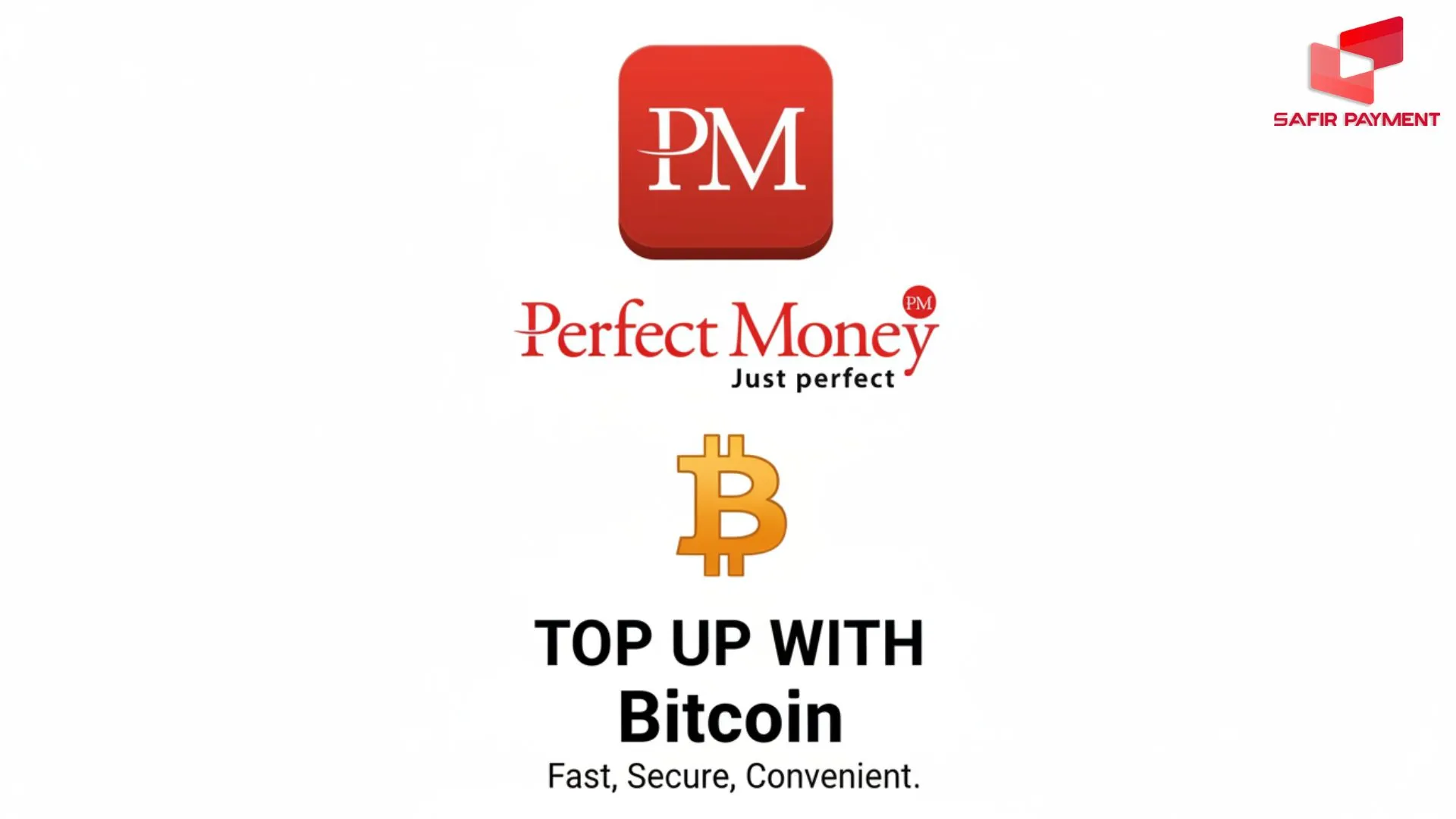 می توان برای شارژ حساب پرفکت مانی خود از بیت‌کوین استفاده کرد.