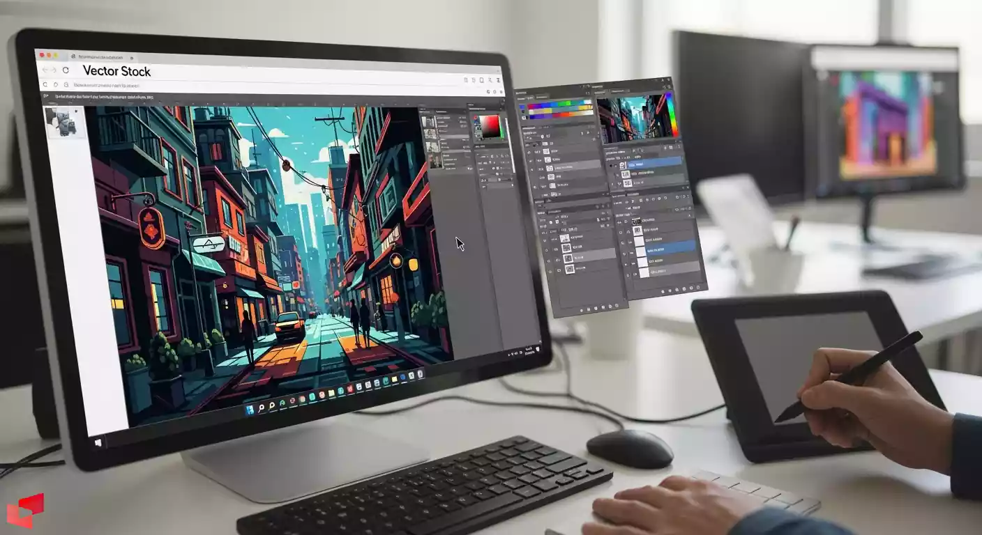 بررسی سایت vector stock به عنوان سایت جایگزین فری پیک