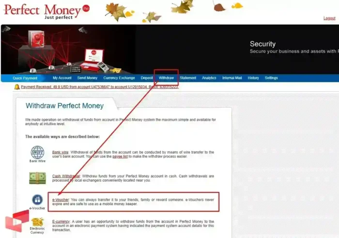 آموزش ساخت ووچر پرفکت مانی مرحله‌به‌مرحله