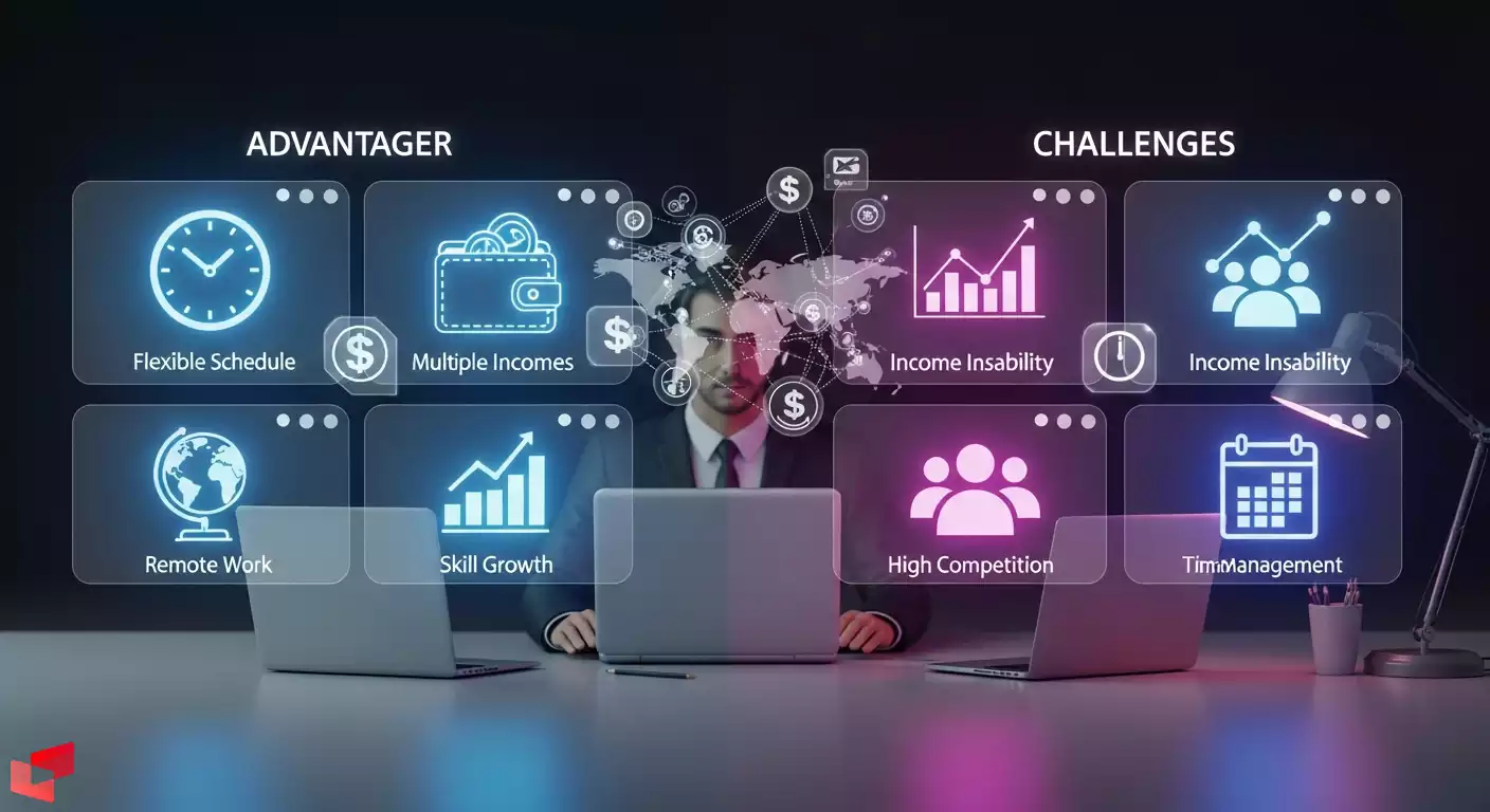 مزایا و معایب استفاده از سایت های فریلنسری