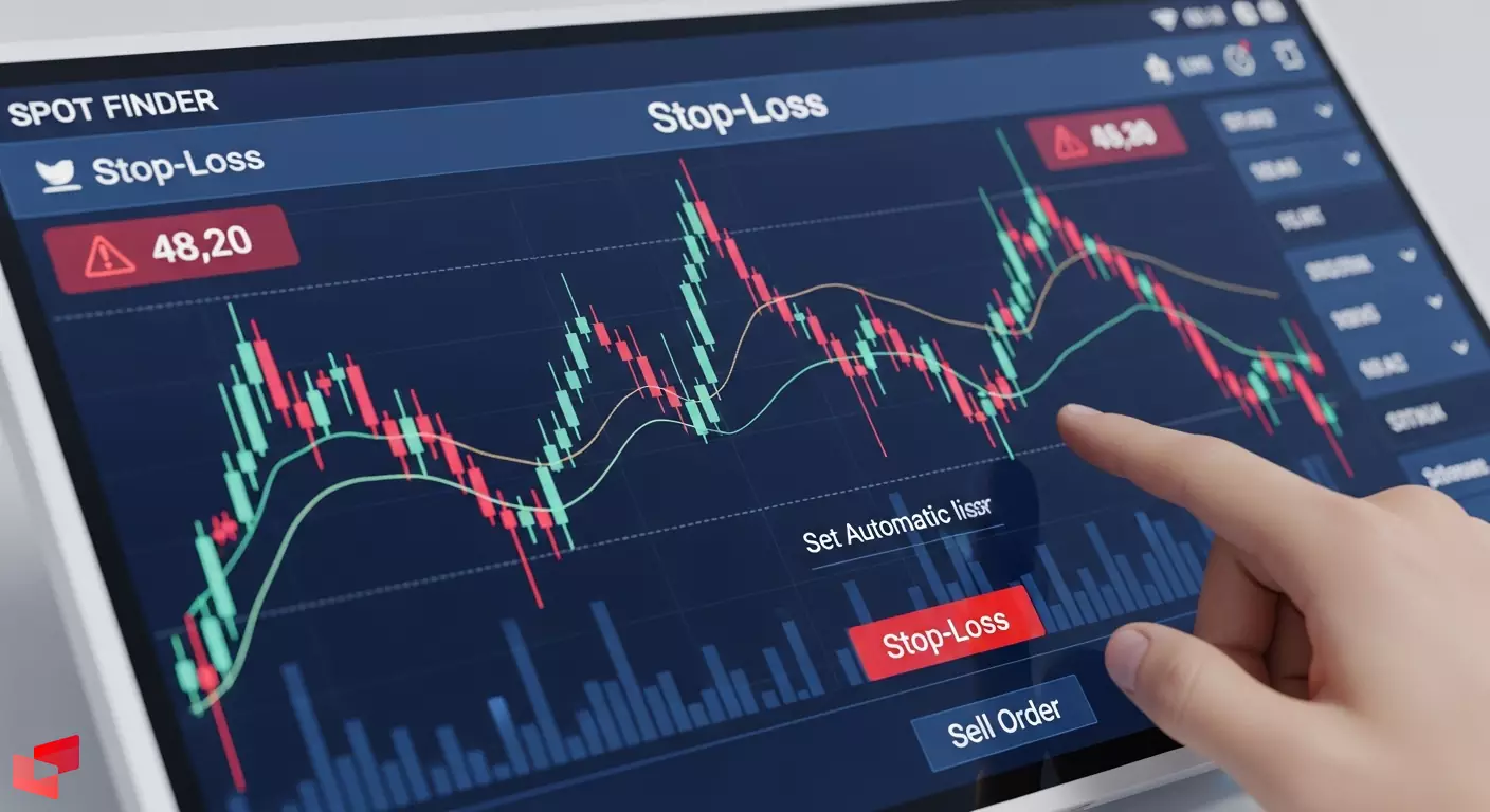 مشخص کردن حد ضرر در معاملات اسپات