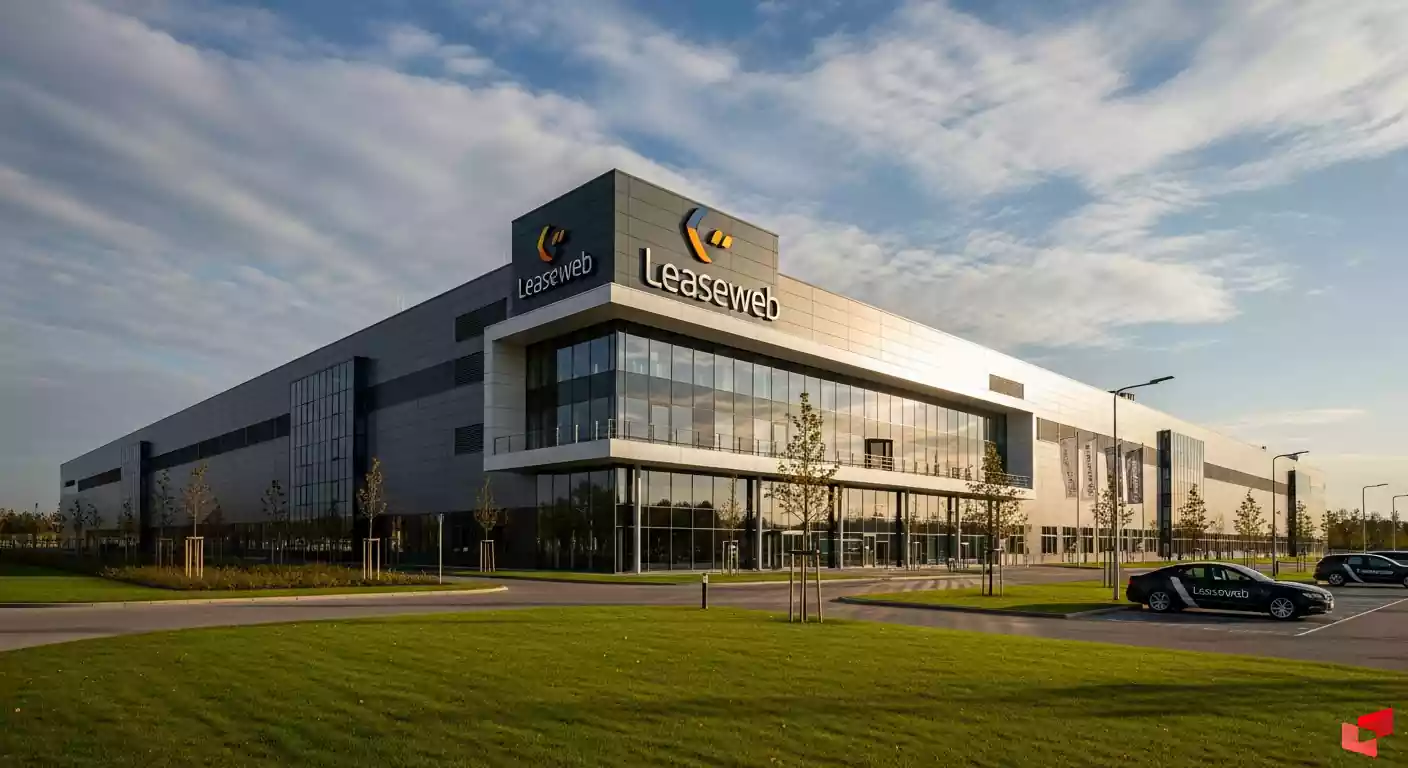 نمای بیرونی دیتاسنتر لیزوب (Leaseweb) در اروپا