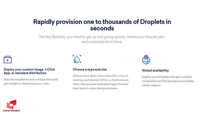 مقایسه مقیاس پذیر در دیجیتال اوشن