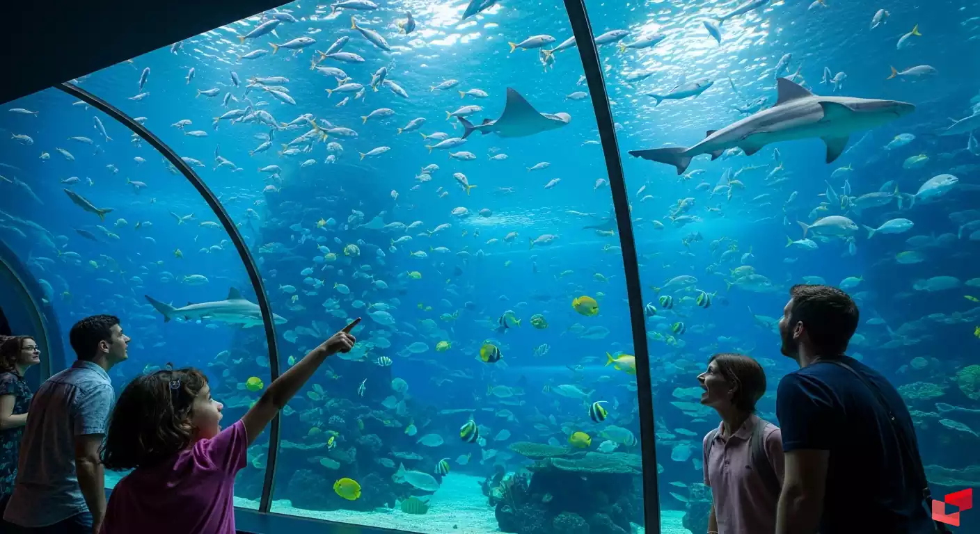 آکواریوم آتلانتیس دبی با هزاران گونه دریایی