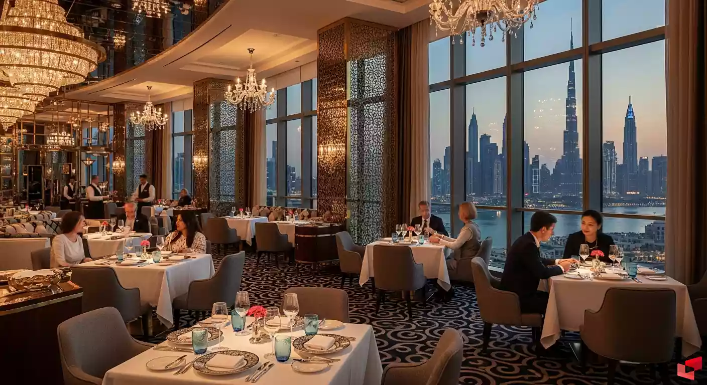عکس رستوران اختصاصی هتل ۹ ستاره در دبی