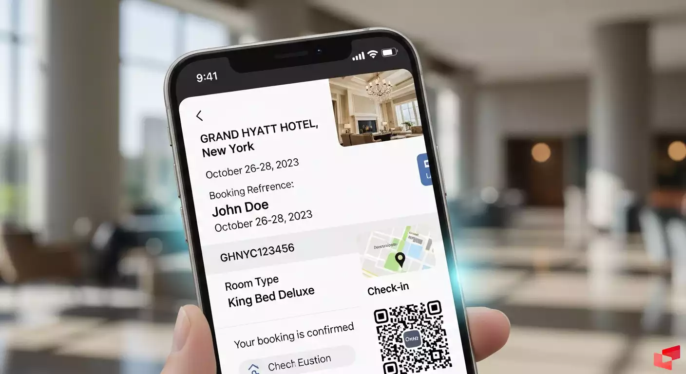 عکس واچر هتل پس از تأیید رزرو