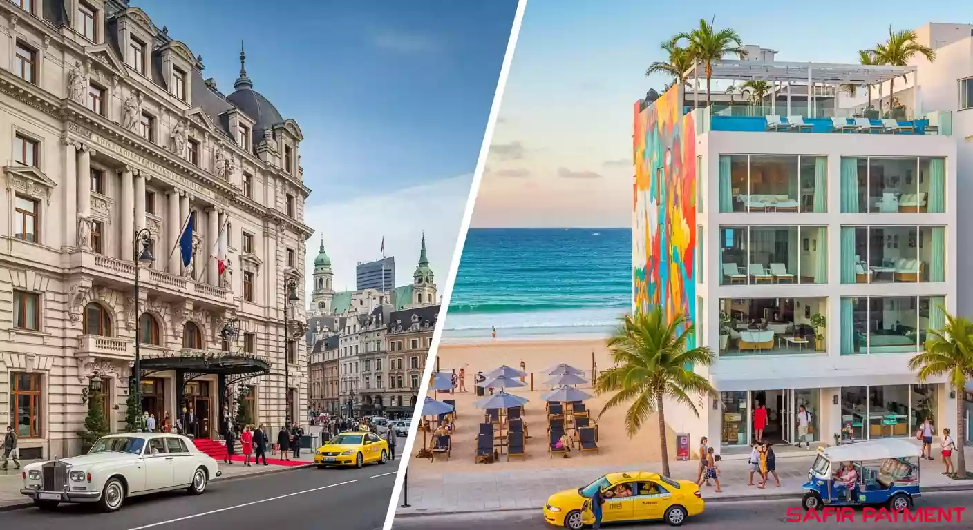  نمای کلی هتل قیمتی با امکانات ویژه برای مسافران