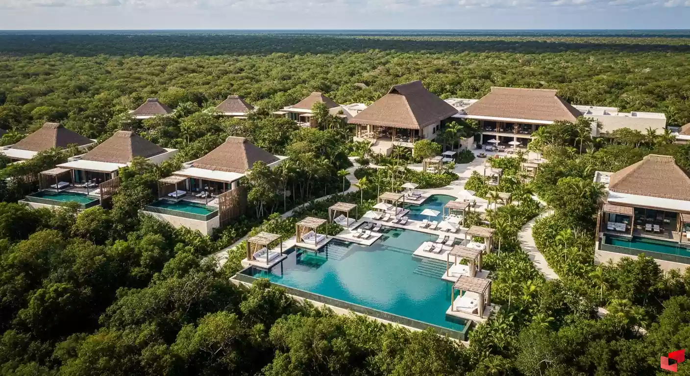 بهترین هتل دنیا در مکزیک رویایی