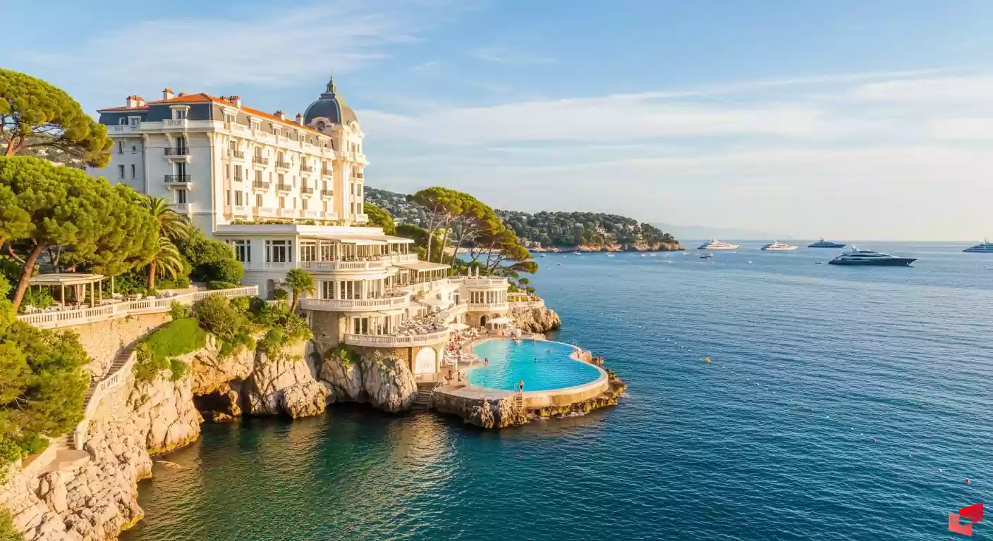 نمونه هتل شگفت‌انگیز بر روی صخره