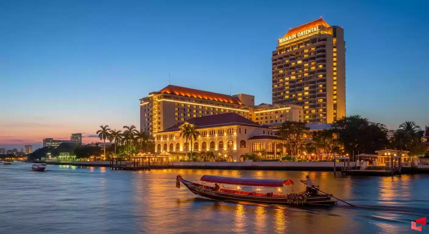 تصویر بهترین هتل جهان در شب رویایی