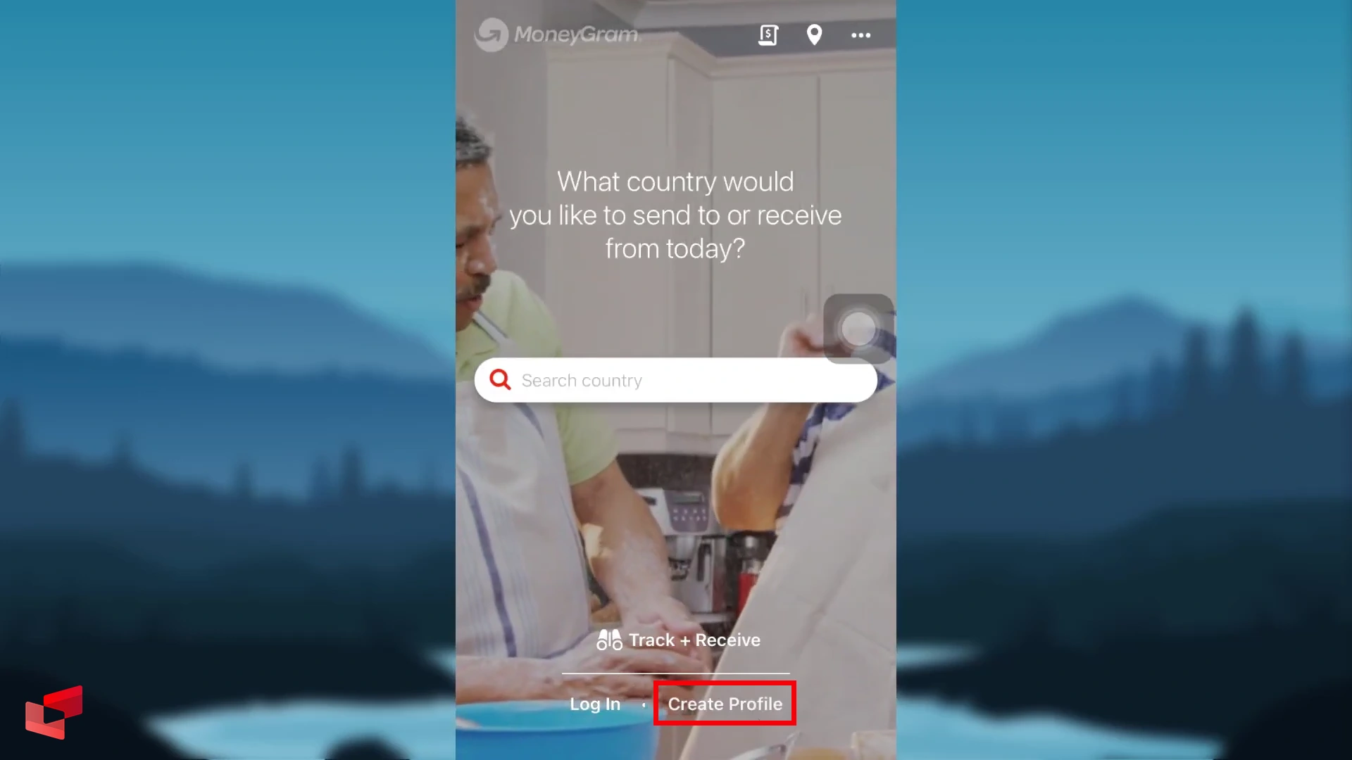 فرآیند افتتاح حساب مانی گرام در موبایل