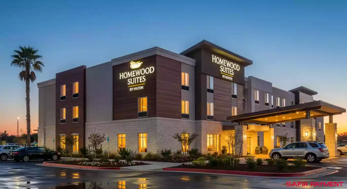 تصویر هتل هیلون در یک شب رمانتیک