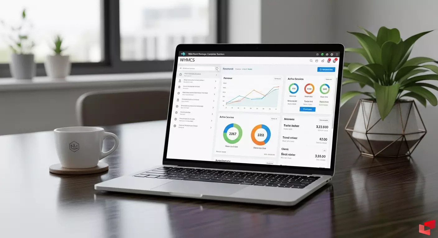  نمایی از داشبورد WHMCS