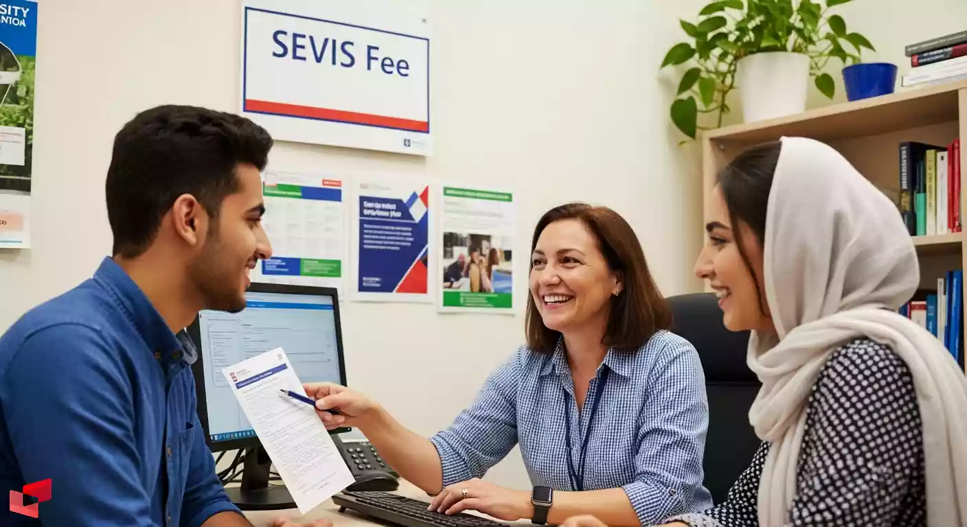 مراحل ثبت اطلاعات دانشجو پس از پرداخت هزینه SEVIS Fee