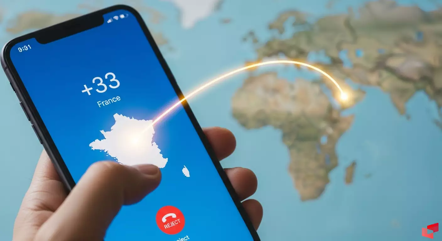 رد تماس در صورت عدم شناخت پیش شماره کشورها