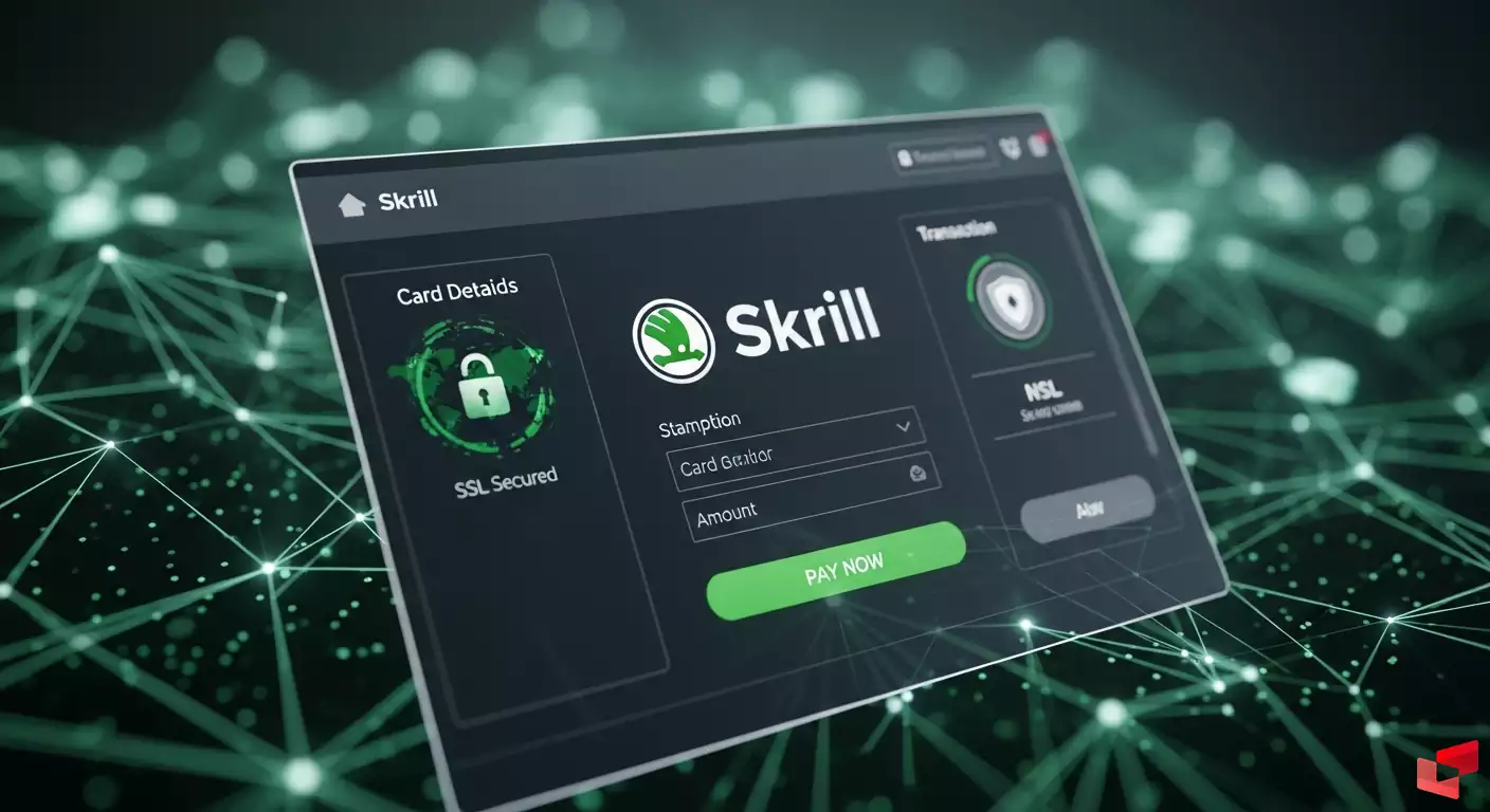 نمایی از داشبورد کاربری درگاه پرداخت بین‌المللی skrill