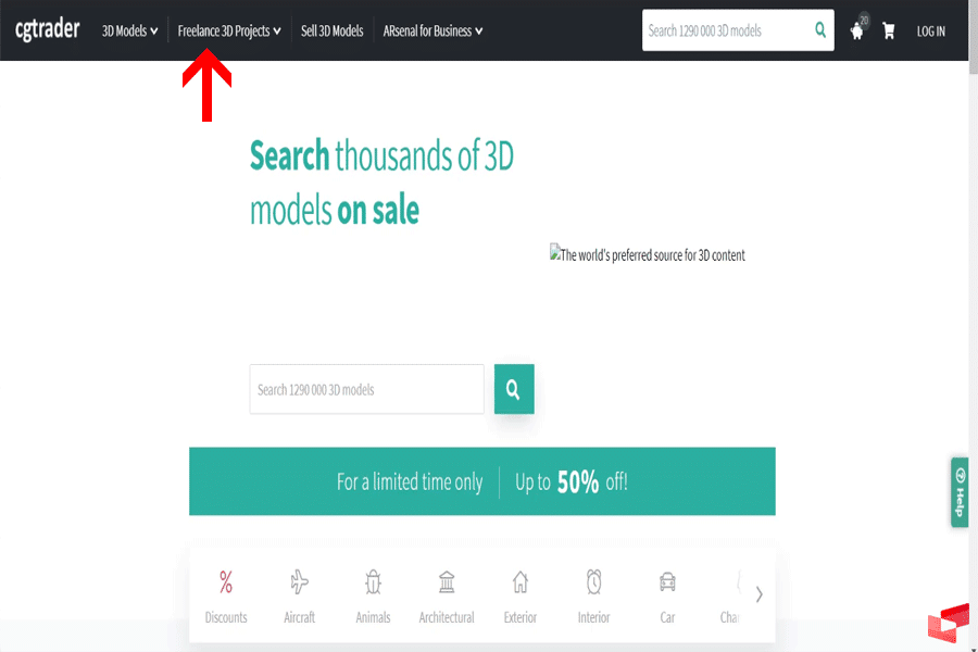 وارد قسمت فریلنسری شوید