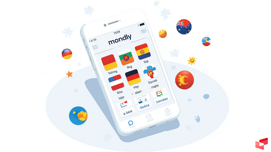 یادگیری زبان با Mondly