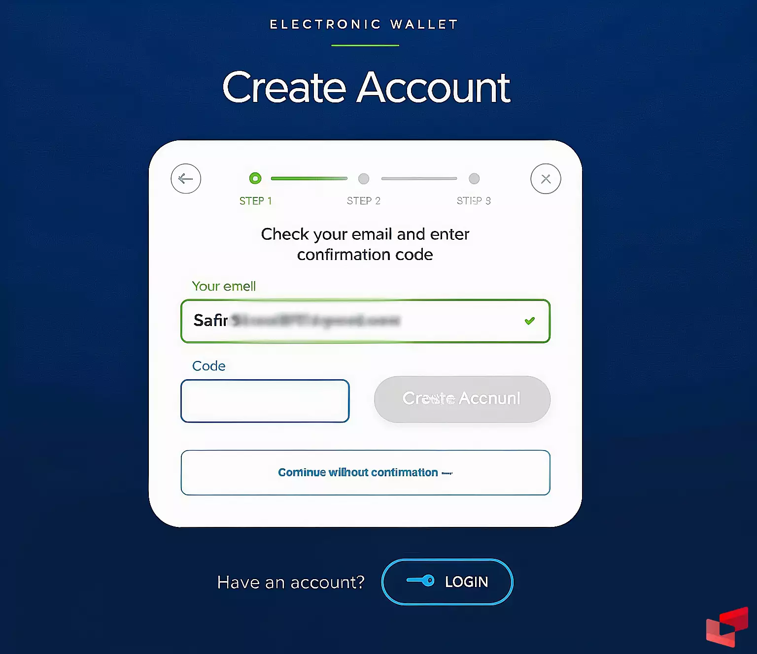 تایید اولیه ساخت اکانت پایر