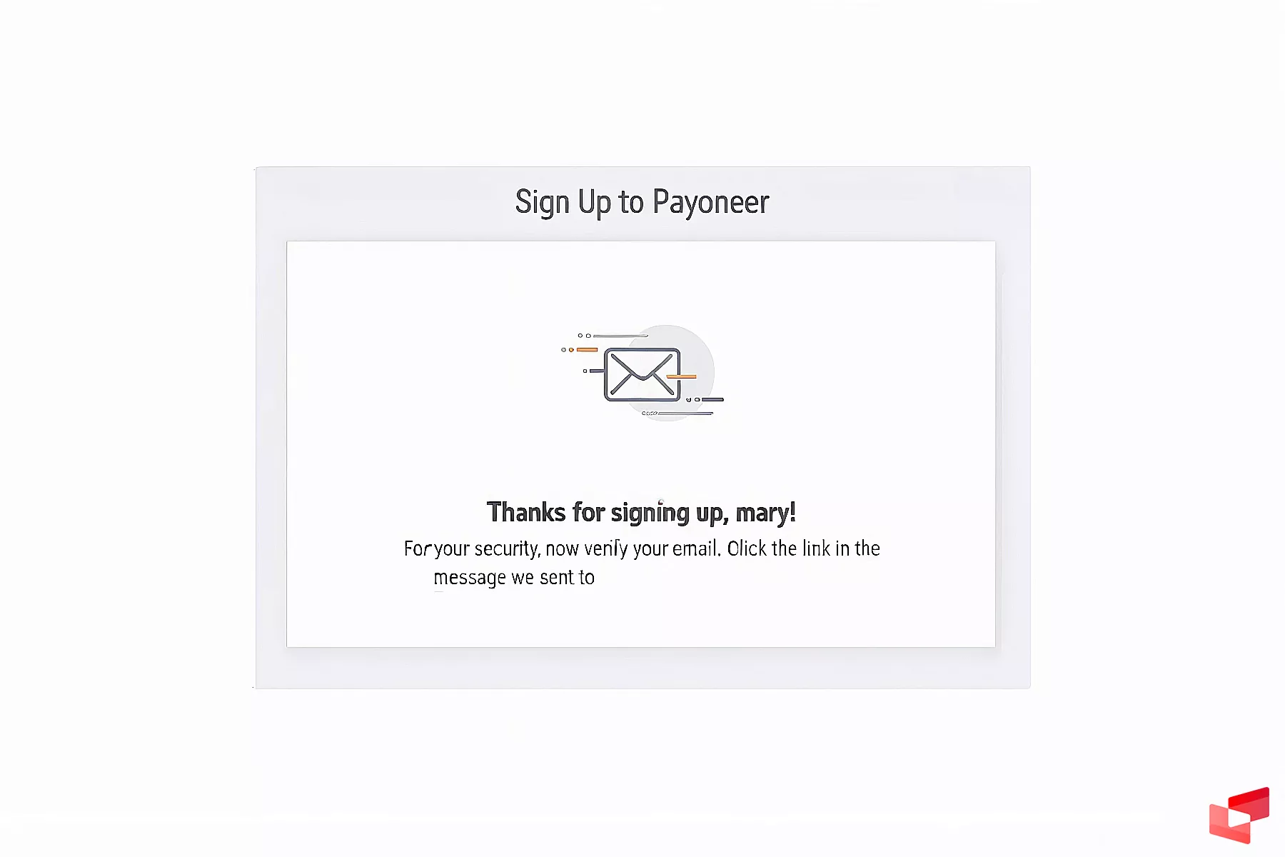 تایید نهایی در ساخت اکانت پایونیر