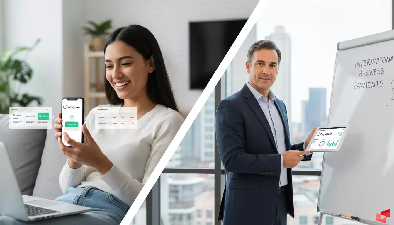 تصویری از شناخت انواع حساب payoneer