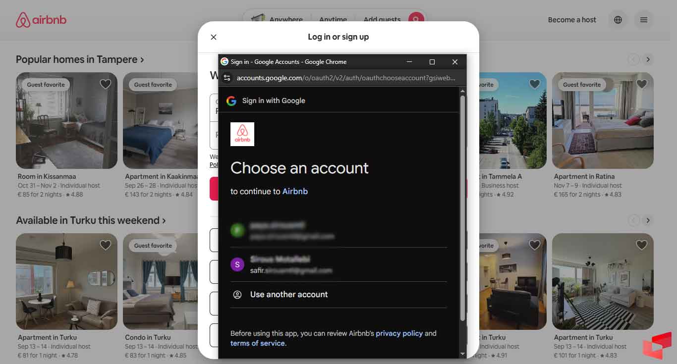 آموزش کامل ثبت‌نام در Airbnb