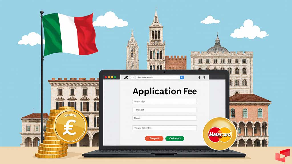 آموزش پرداخت اپلیکیشن فی ایتالیا
