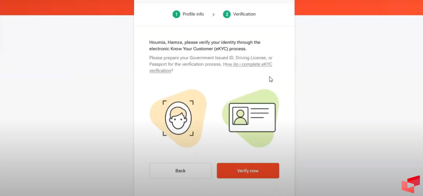 مدارک مورد نیاز برای وریفای G2G