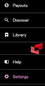 تنظیمات پنل کاربری سایت gumroad
