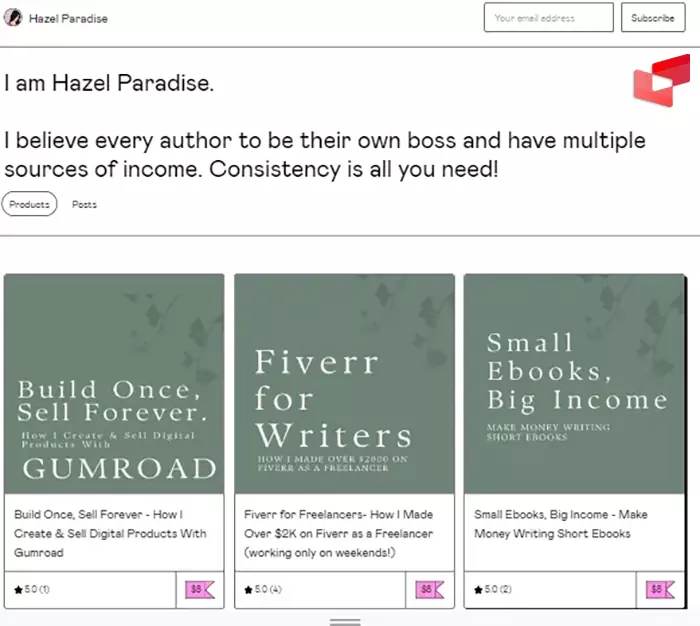 تکمیل فروشگاه برای کسب درآمد از سایت gumroad