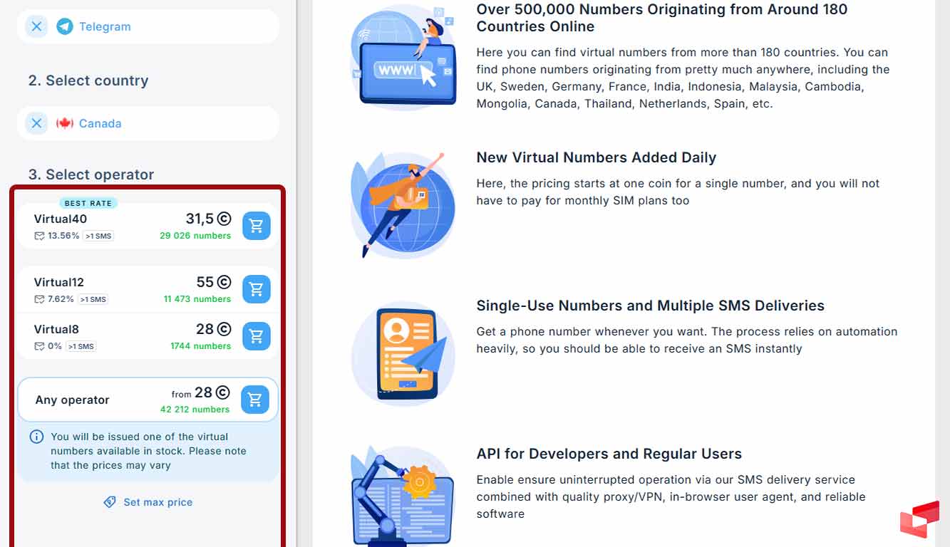 آموزش پرداخت در 5sim
