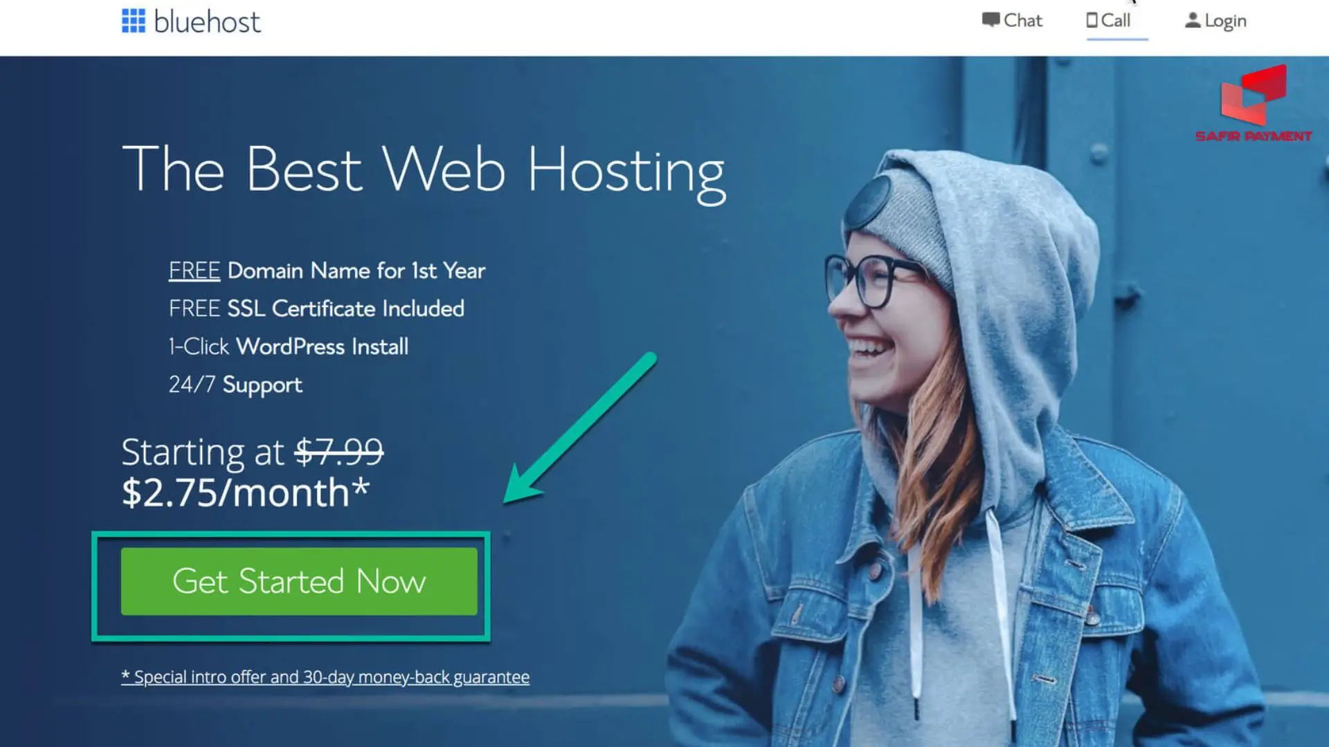 دکمه start را لمس کنید و وارد صفحه انتخاب پلن شوید.