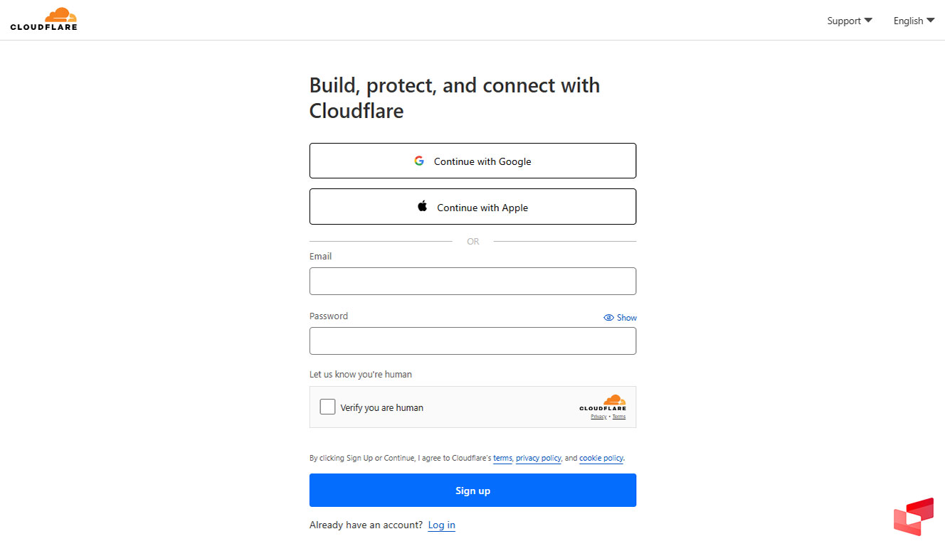 تنظیمات کلودفلر