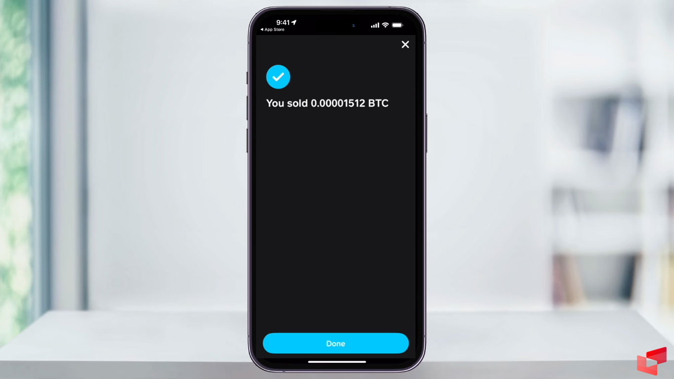 تایید فروش بیت کوین در کش اپ