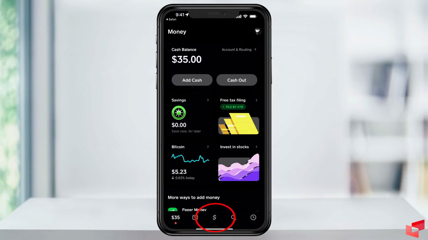 ارسال بیت کوین با کش اپ