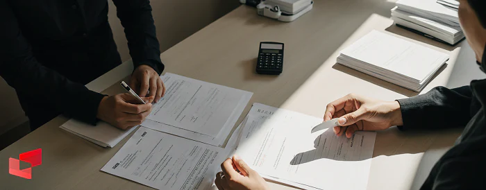 تصویری از دفتر کار صرافی رشت و محیط دوستانه