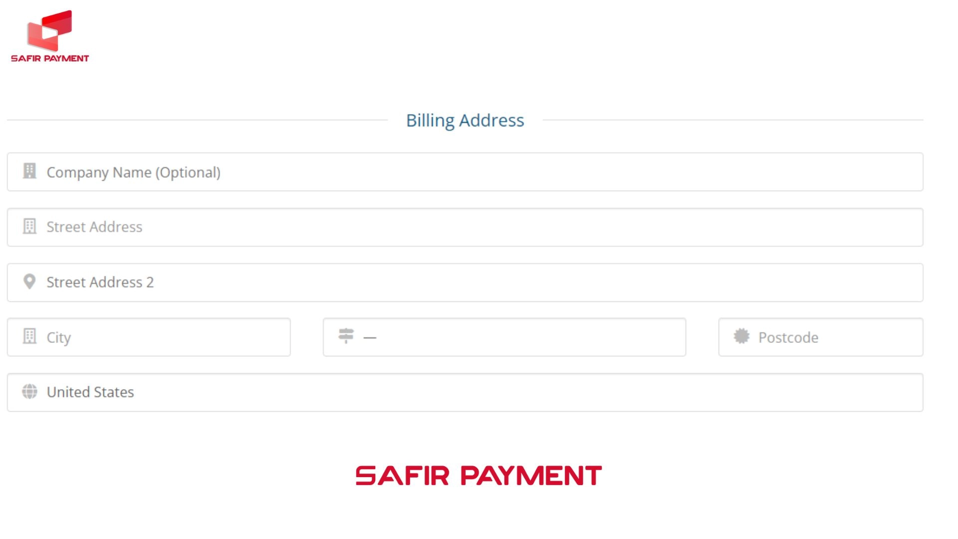 دومین بخش در ثبت نام سایت Liteserver بخش مربوط به اطلاعات صورت حساب، آدرس و ... است.