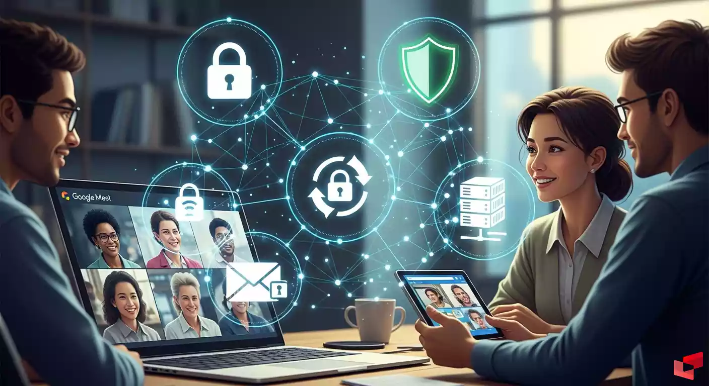 راهکارهایی برای افزایش امنیت گوگل میت