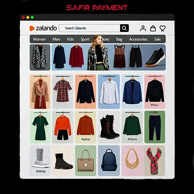 صفحه اصلی سایت زالاندو