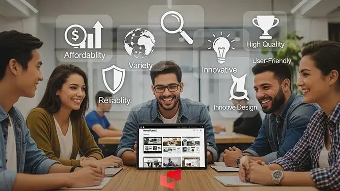 مزایای خرید و فروش محصول از سایت تم فارست