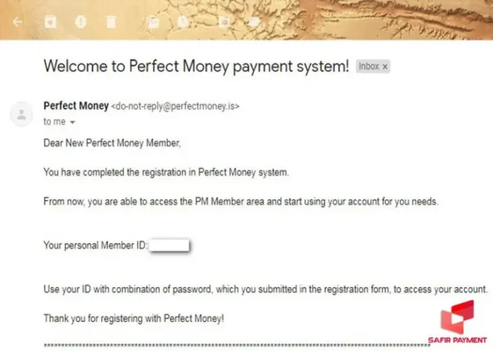 آموزش ایجاد حساب پرفکت مانی در سایت Perfect Money